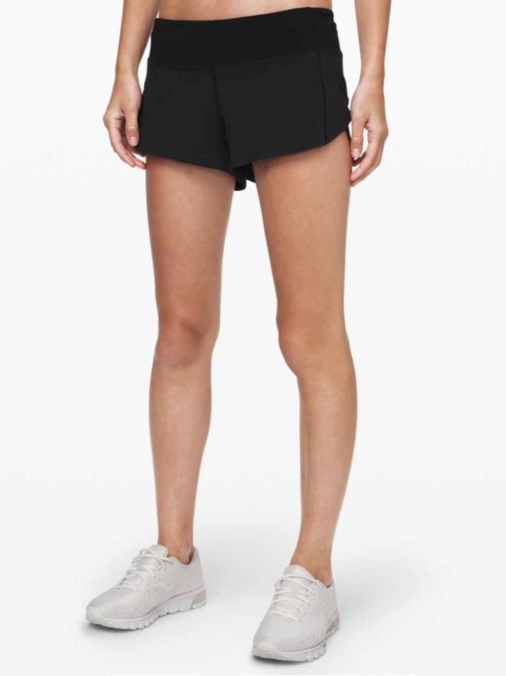 Lululemon Athletica Speed Up Short in Black (2.5”)